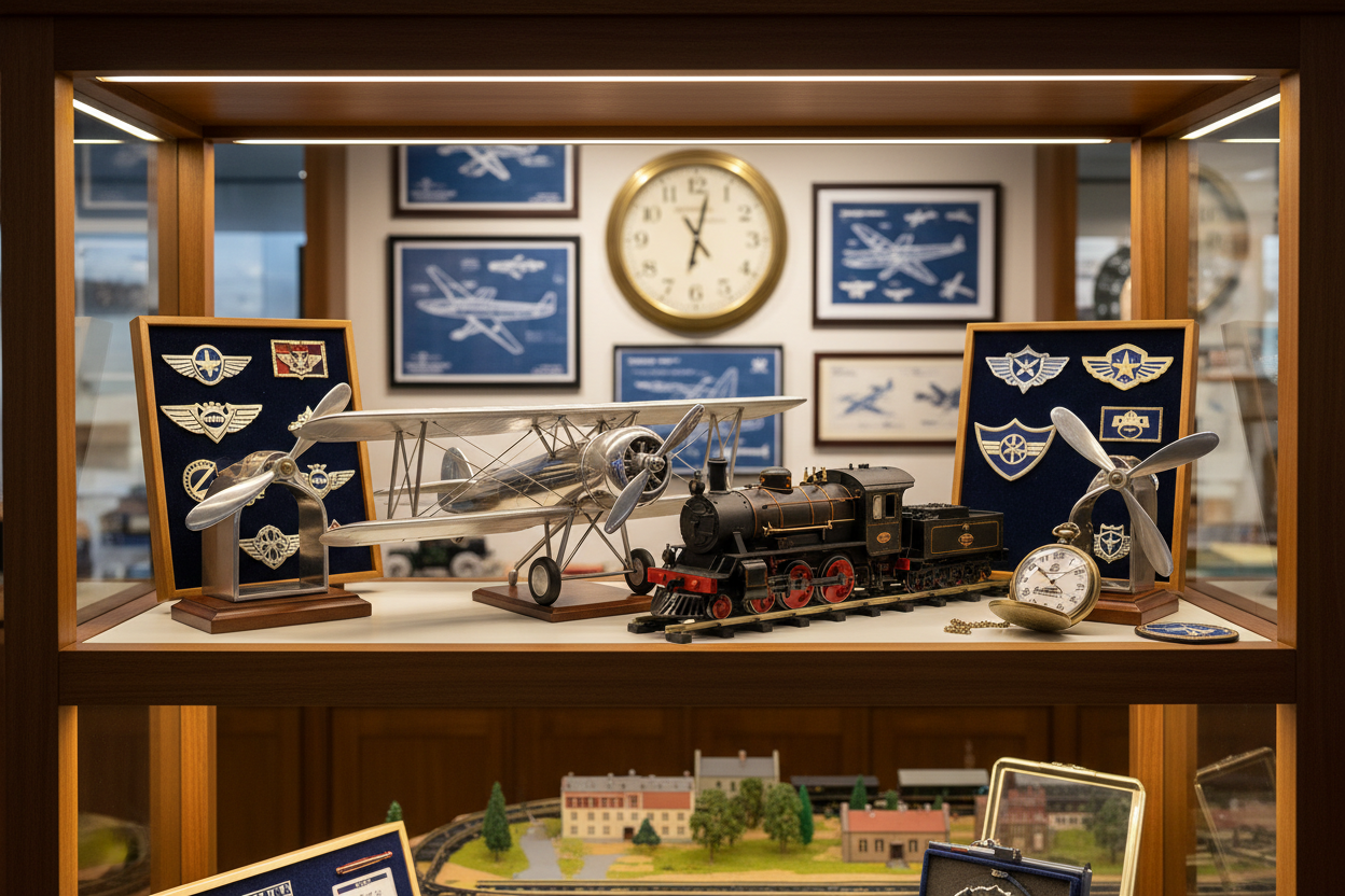 aviation and railway themed gifts