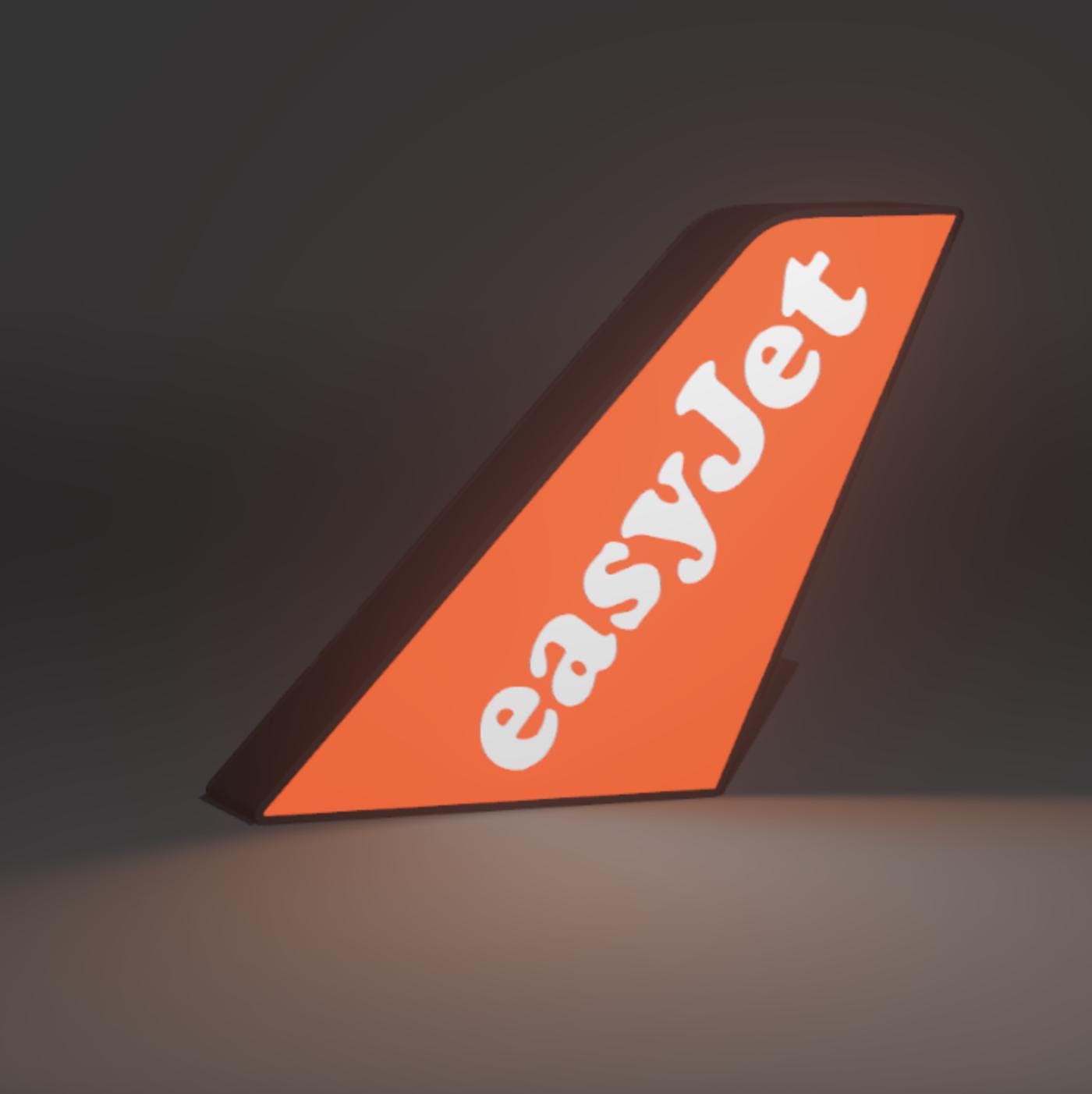 easyJet Tailfin Lightbox