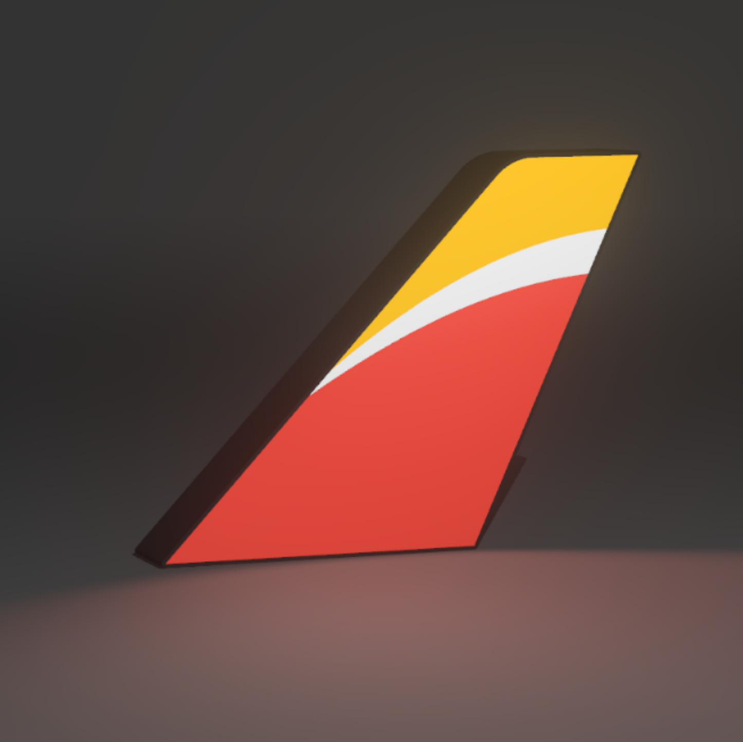 Iberia Tailfin Lightbox