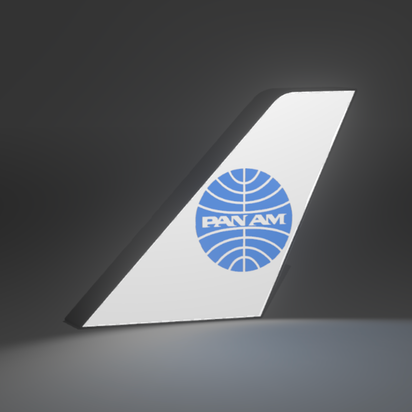 Pan Am Tailfin Lightbox