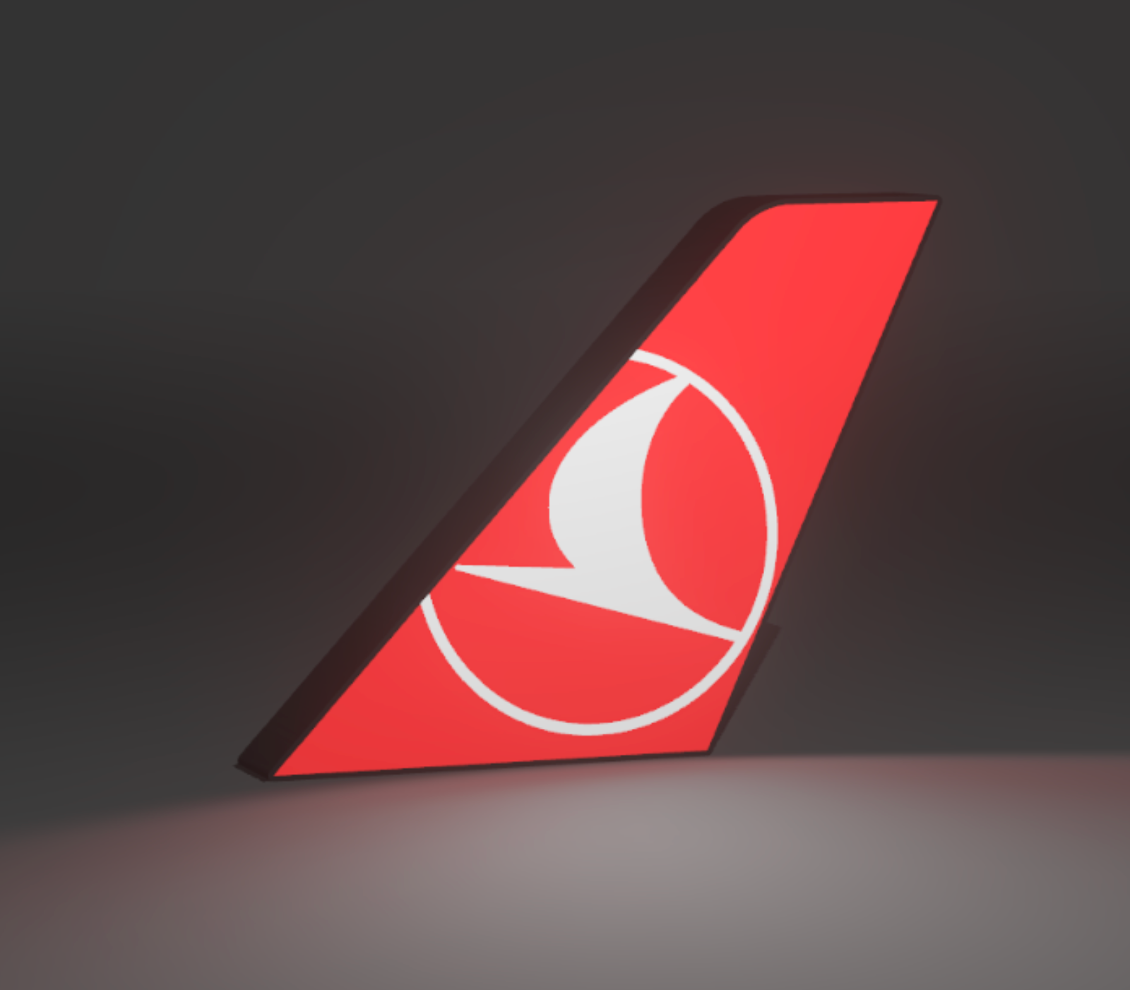 Turkish Airlines Tailfin Lightbox