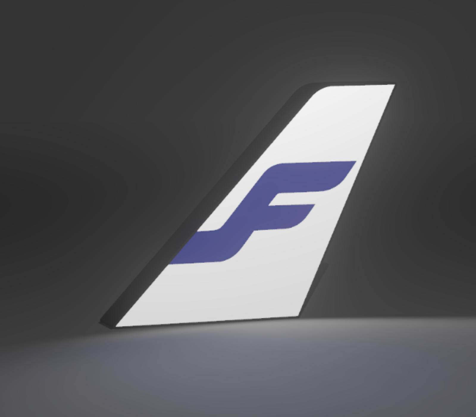 Finnair Tailfin Lightbox