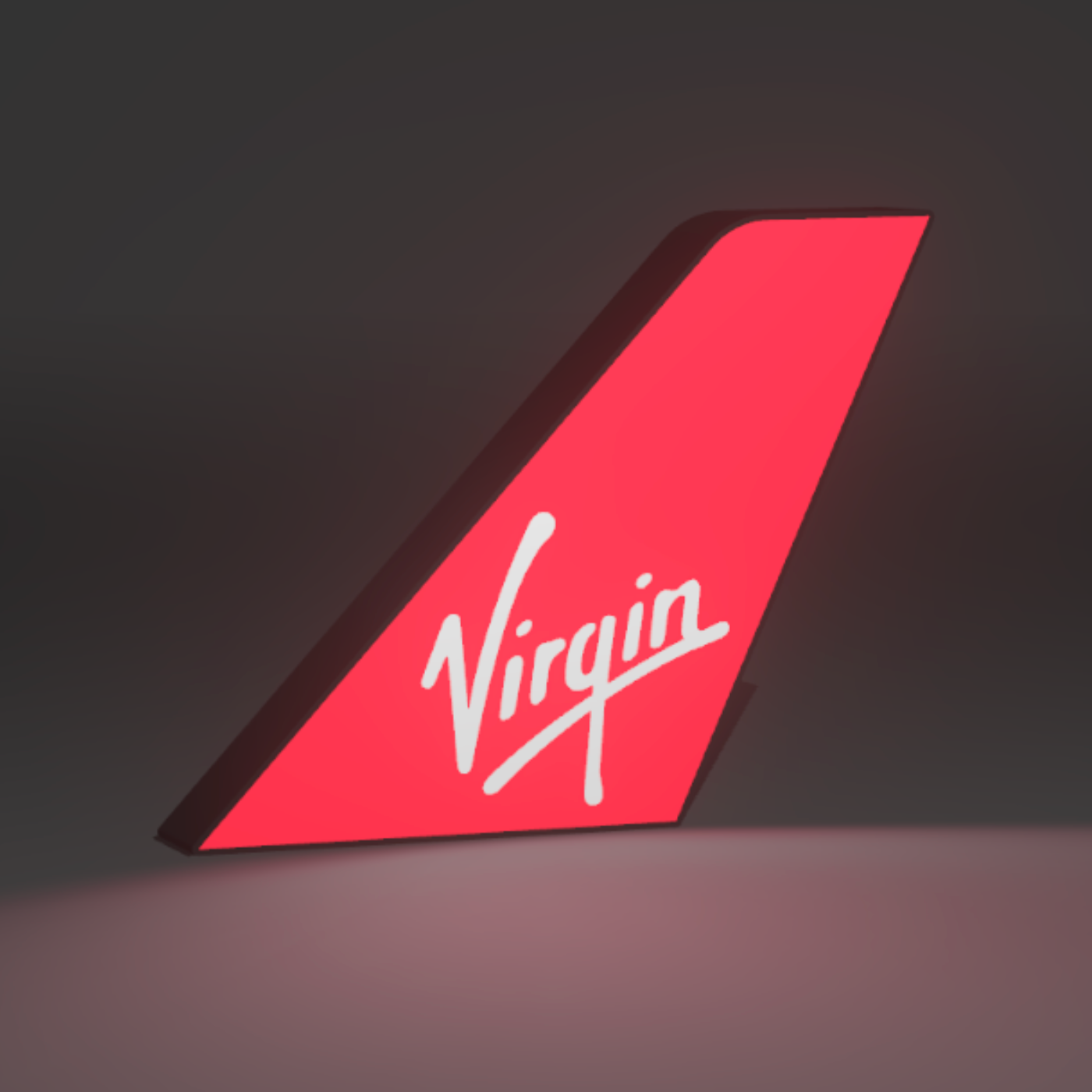 Virgin Atlantic Tailfin Lightbox