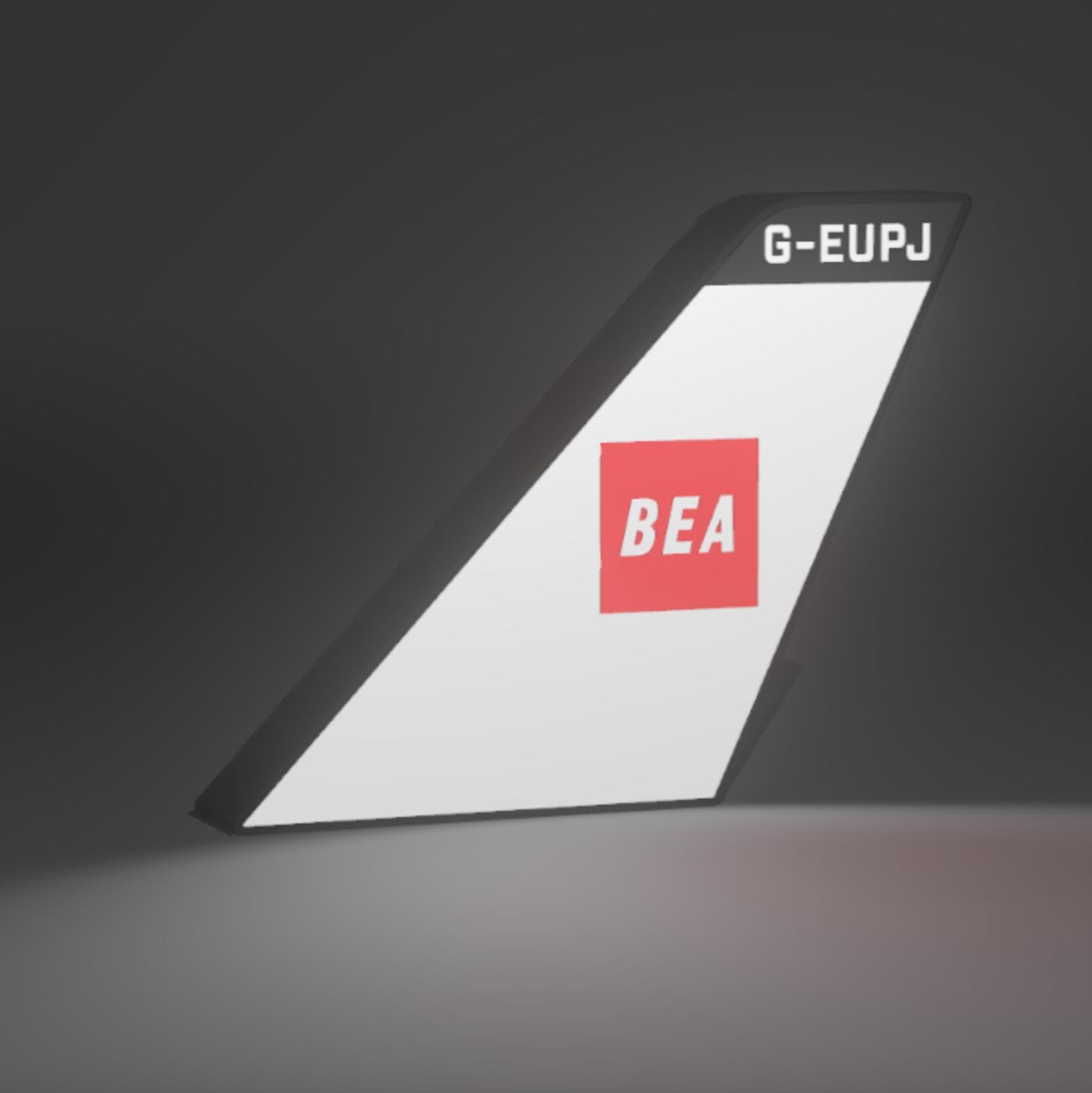 BEA Retro Livery Tailfin Lightbox